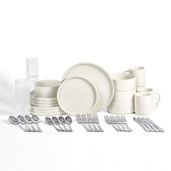 Stone Lain Dining Essential Kit 16 pc Dinnerware & Flatware Set