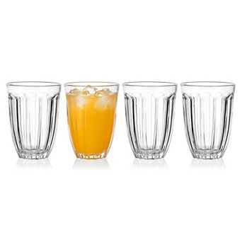 Fitz & Floyd Vintage Scoop 4 pc 16-oz. Juice Tumbler Set