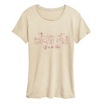 Women's Disney's 101 Dalmatians Off To The Park Graphic Tee