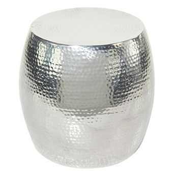 Stella & Eve Contemporary Hammered Metal Accent Table