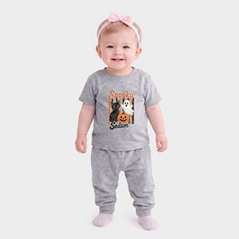 Spooky Season Characters - Infant Jogger Pant Crew Set