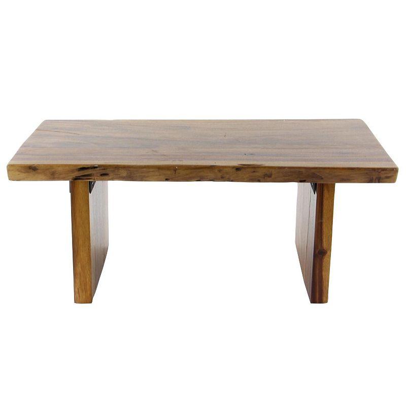 Stella & Eve Contemporary Wooden Rectangle Coffee Table, Brown