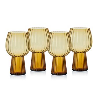 Mikasa Set of 4 19-oz. Phoebe Optic Goblets