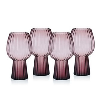 Mikasa Set of 4 19-oz. Phoebe Optic Goblets