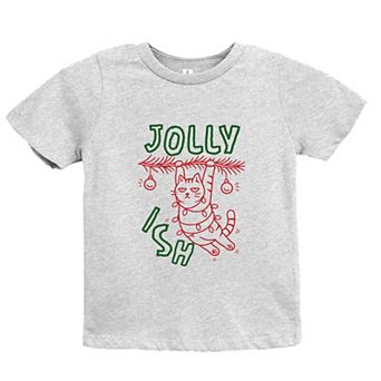 Jollyish Cat - Youth Short Sleeve Graphic T-Shirt
