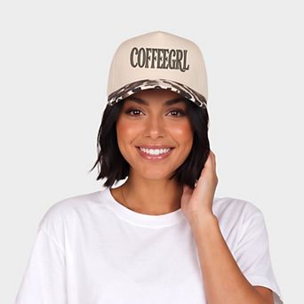 Embroidered Coffeegrl - Women's Canvas Trucker Hat