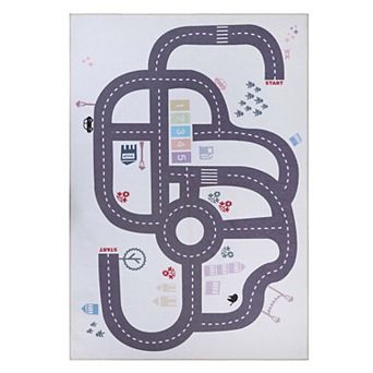 SUPERIOR Non-Slip Kids Playroom Nursery Washable Rug