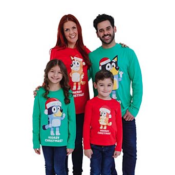 Bluey Christmas Long Sleeve Tee