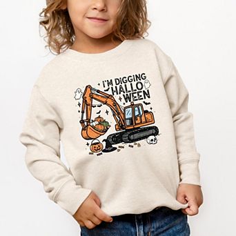 I'm Digging Halloween - Toddler Graphic Sweatshirt