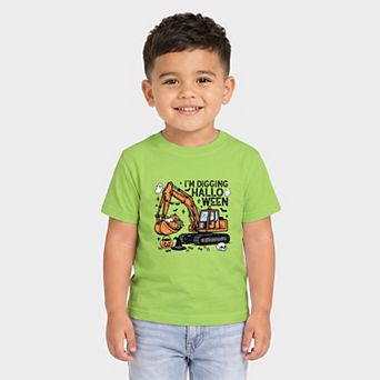 I'm Digging Halloween - Toddler Short Sleeve Graphic T-Shirt