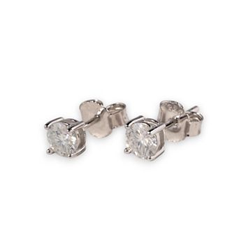Belinda Jewelz Sterling Silver Moissanite Stud Earrings