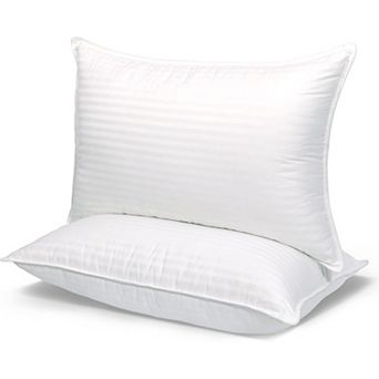 Bed Pillows 2-Pack Queen Size Luxury Hotel Pillows for Bed with Cooling Cover