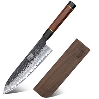 HOSHANHO 8" Japanese Gyuto Chef Knife Hand Forged with Magnetic Sheath