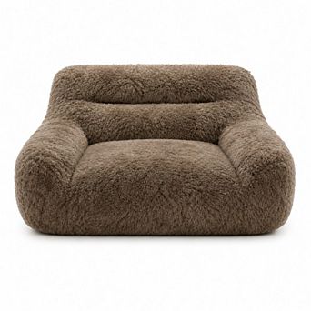 GOODSILO Space-Saving Compressed Upholstered Sofa