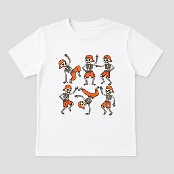 Break Dancing Skeletons - Toddler Short Sleeve Graphic T-Shirt