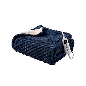 Heated Blanket Electric Blanket Auto Shut Off, Cozy Soft Fleece Fast Heating Blankets Gift