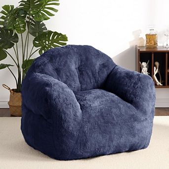 Cozy Bean Bag Chair, High-Density Foam, Easy-to-Clean, for Bedroom, Apartment, Dorm, Gaming Room