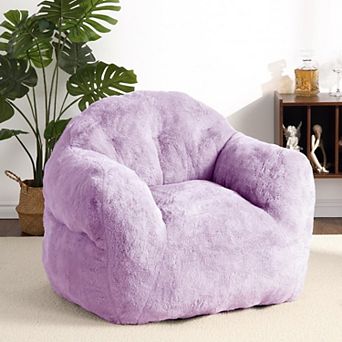 Cozy Bean Bag Chair, High-Density Foam, Easy-to-Clean, for Bedroom, Apartment, Dorm, Gaming Room