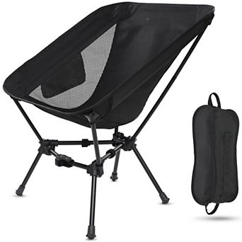 Lightweight Folding Camping Chair Portable Compact 330lbs Support For Outdoor Travel Beach Hiking