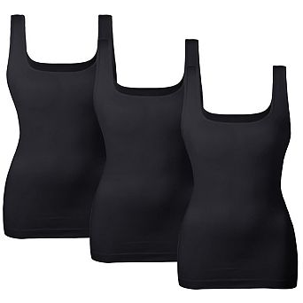 Women's Tummy Control Seamless Square Neck Shapewear Tank Tops