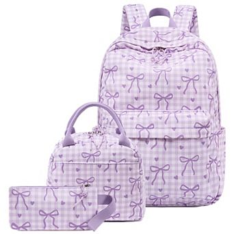 3-in-1 School Backpack Set With Lunch Bag Pencil Case