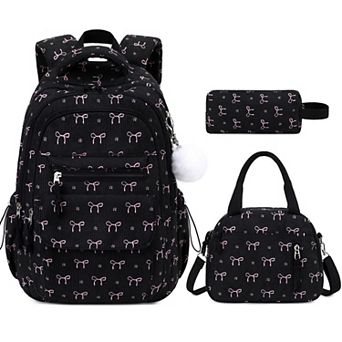 Corduroy School Set With Lunch Box Pencil Pouch For Teens Girls