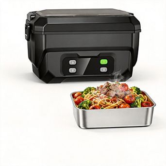 Rechargeable Portable Electric Food Warmer Heated Lunch Box With Adjustable Temperature