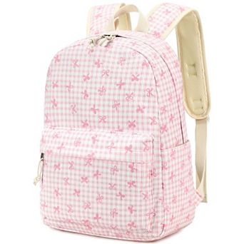Lightweight Corduroy School Bookbag With Lunch Box Pencil Case 3-In-1 Set