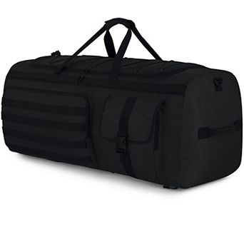 3 Way Carry Convertible Travel Duffle Bag 5 Zip Organization Sports Family Duffel