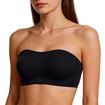 Wirefree Strapless Bandeau Bra Non Slip Seamless Padded Invisible Comfort Fit