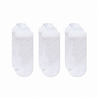 Athletic Performance 3-Pack Tab Socks For Fitness Running Workout Odor Control
