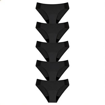 Womens 5-Pack Adaptive Absorbent Underwear Side Hook Leakproof Protection