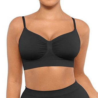 FeelinGirl Everyday Wireless Bra Unlined Soft Bra