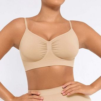 FeelinGirl Everyday Wireless Bra Unlined Soft Bra