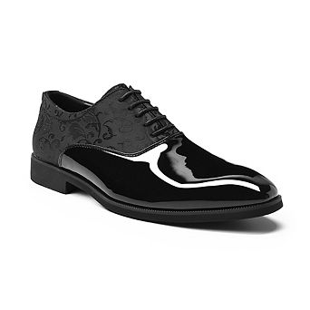 Men's Dress Shoes Paisley Print Retro Business Casual Oxford Shoes