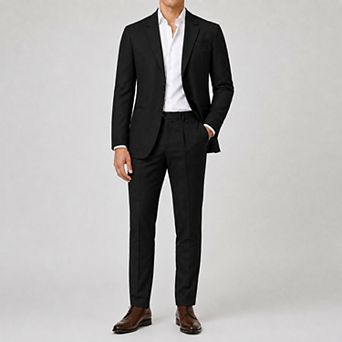 Men's 2 pc Suit Set Linen Blend Modern Fit 2-Button Blazer & Pants