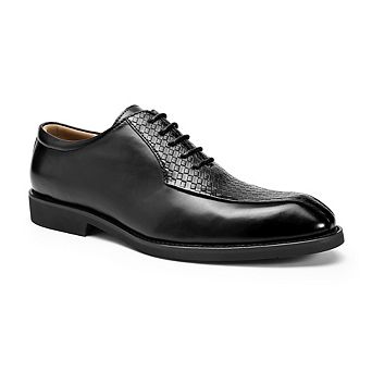 Men's Dress Shoes Burnished Finish Retro Business Oxford Shoes