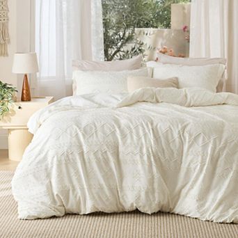 Bedsure Boho Duvet Cover, Soft & Comfortable Elegant Design Boho Bedding for Decoration, Machine