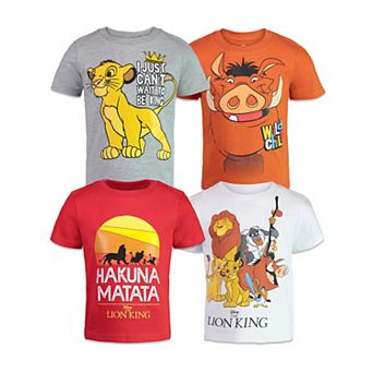Disney's Toy Story 4-Pack Short Sleeve T-Shirts