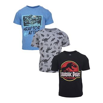 Jurassic World Jurassic Park T-Rex 3-Pack Short Sleeve Tees