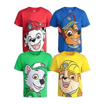 Nickelodeon Paw Patrol 4-Pack Short Sleeve T-Shirts