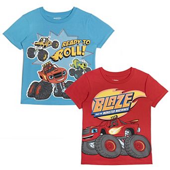 Nickelodeon Blaze and the Monster Machines 2-Pack Short Sleeve T-Shirts