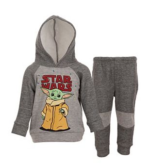 STAR WARS The Mandalorian Grogu 2 pc Fleece Hoodie and Jogger Set
