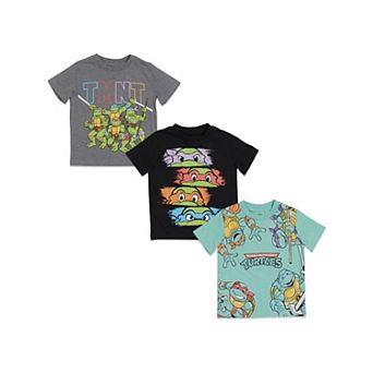 Nickelodeon Teenage Mutant Ninja Turtles 3-Pack Short Sleeve T-Shirts