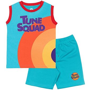 Looney Tunes Space Jam 2 pc Athletic Tank and Shorts Set