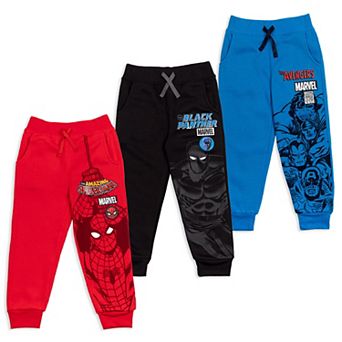 Marvel Comics 3-Pack Fleece Jogger Pants