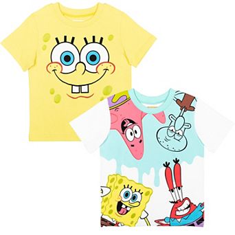 Nickelodeon SpongeBob SquarePants Sensory Friendly 2-Pack T-Shirts