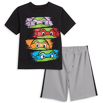 Nickelodeon Teenage Mutant Ninja Turtles Athletic 2 pc T-Shirt and Shorts Set