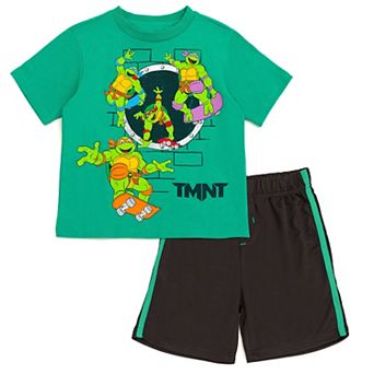 Nickelodeon Teenage Mutant Ninja Turtles Athletic 2 pc T-Shirt and Shorts Set