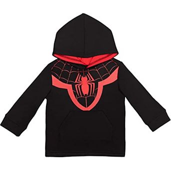 Marvel Spider-Verse Miles Morales Cosplay Fleece Hoodie